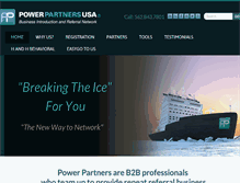 Tablet Screenshot of powerpartners.us